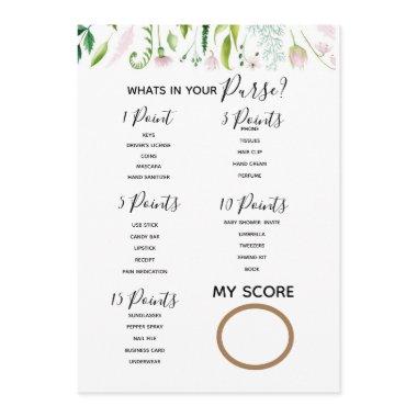 what's in your purse baby shower game mom to be