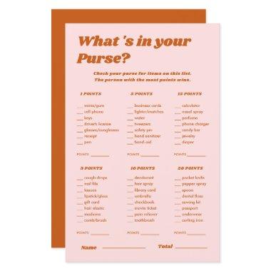 What's In Your Purse Disco  Game