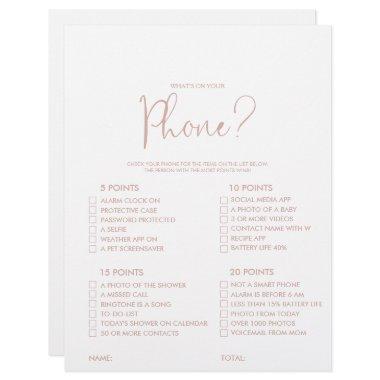 What's on your Rose Gold Phone  Game