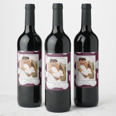 Where It All Began Romantic Couples Personalized Wine Label