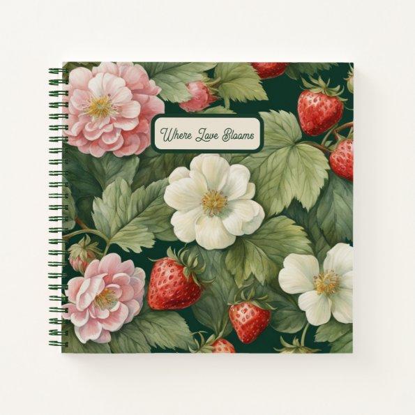 Where Love Blooms: Square Notebook