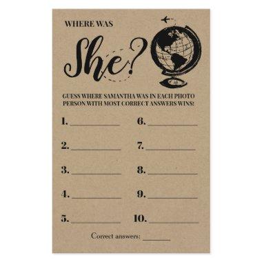 Where was She Game Rustic Wedding  Flyer