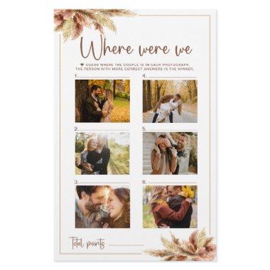 Where Were We Game Fall Pampas Grass Couple Photo