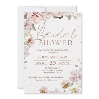 Whimsical Blush Floral Terracotta