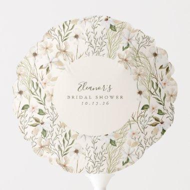 Whimsical Boho Greenery Foliage  Balloon