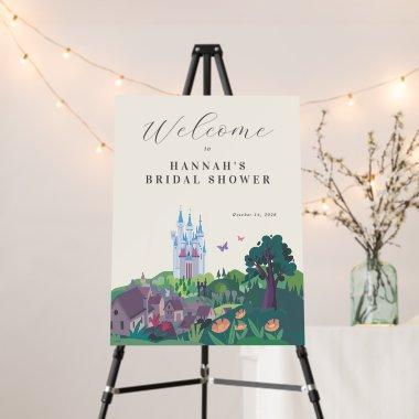 Whimsical Cinderella Castle  Welcome Foam Board