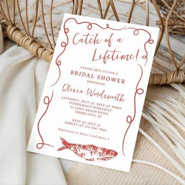 Whimsical Doodle Coastal Sardine