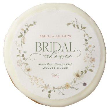 Whimsical Fairytale Garden & Bows  Sugar Cookie