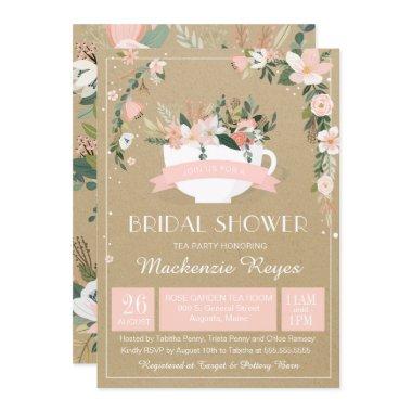 Whimsical Floral Teacup