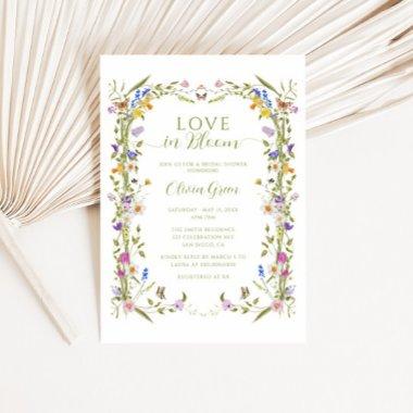 Whimsical Garden Wildflower Frame