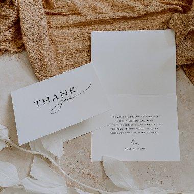 Whimsical Gender Neutral Folded Baby Shower Thank You
