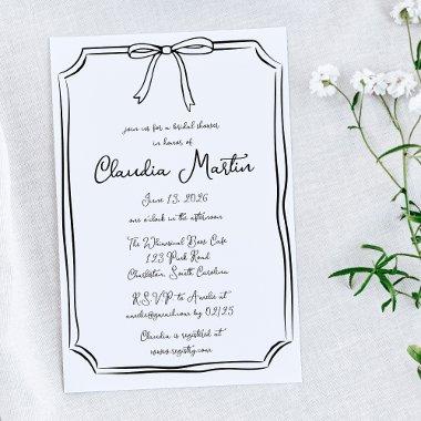 Whimsical Hand Drawn Bow