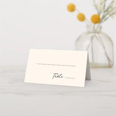 Whimsical Quirky Handwritten Dark Gray Place
