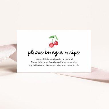 Whimsical Retro Cherries | Recipe Request Enclosure