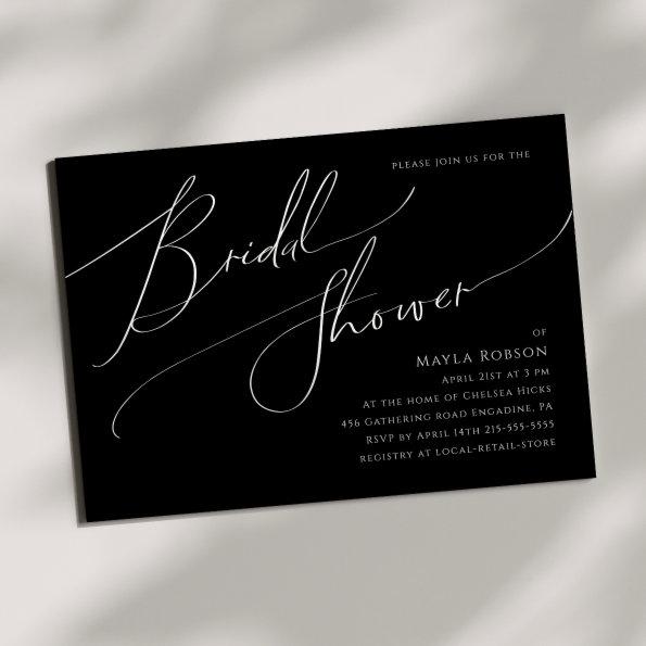 Whimsical Script | Black Horizontal