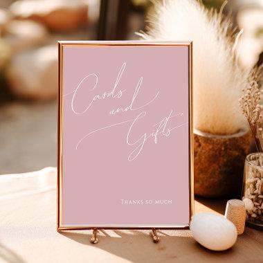 Whimsical Script | Dusty Rose Invitations and Gifts Sign