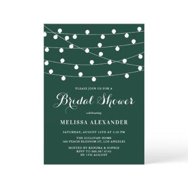 Whimsical String Lights Green