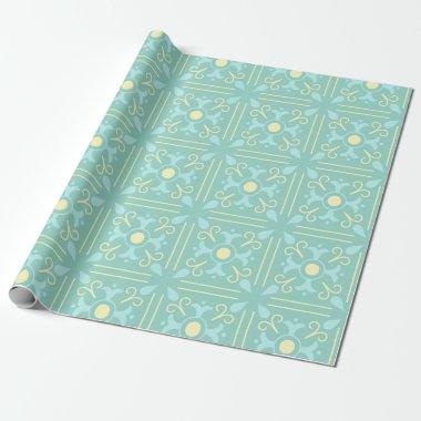 Whimsical Tiled Afternoon Tea Wrapping Paper