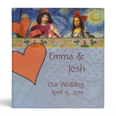 Whimsical Wedding Planner Artsy Album 3 Ring Binder