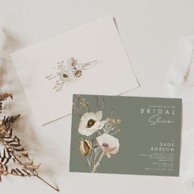 Whimsical Wildflower | Sage Green