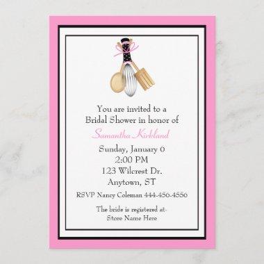 Whisk and Spoons Bridal Shower Invitations