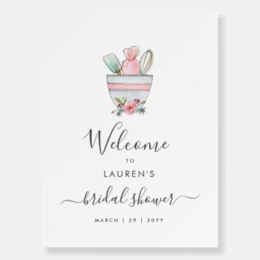Whisked Away Bridal Shower Welcome sign