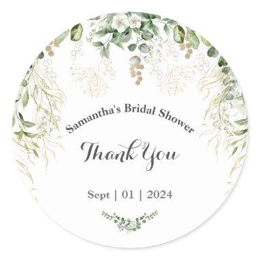 Whispers of Nature: Botanical Bliss  Classic Round Sticker