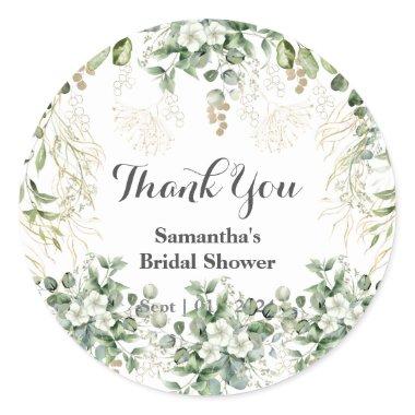 Whispers of Nature: Botanical Bliss  Classic Round Sticker