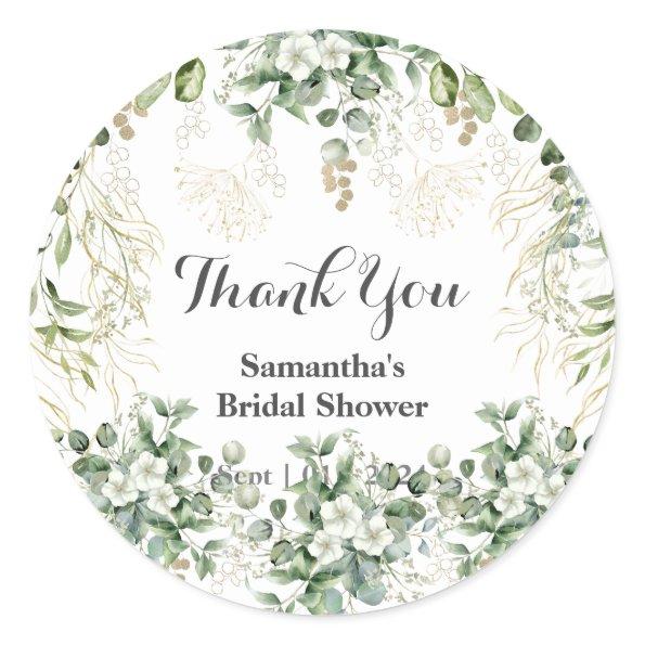 Whispers of Nature: Botanical Bliss  Classic Round Sticker