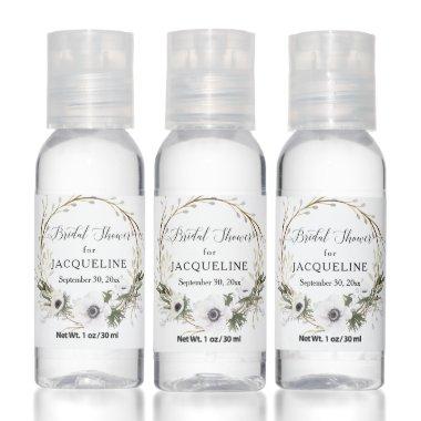 White Anemone Eucalyptus Twig Fern  Hand Sanitizer