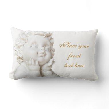White Angel Lumbar Pillow