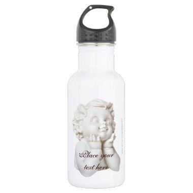 White Angel Stainless Steel Water Bottle