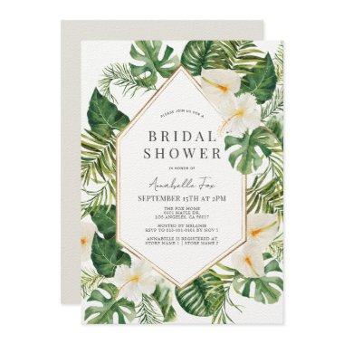 White Anthurium & Hibiscus Floral