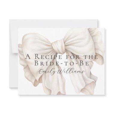 White Bow  Recipe