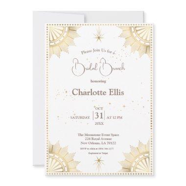 White Celestial Sun and Moon Bridal Brunch Shower