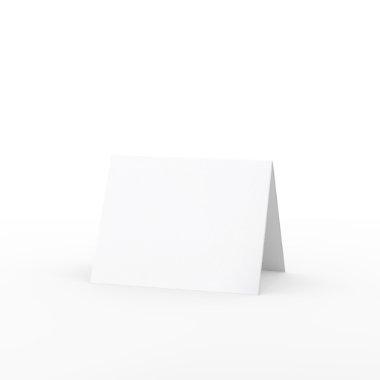 White #FFFFFF Folded Thank You