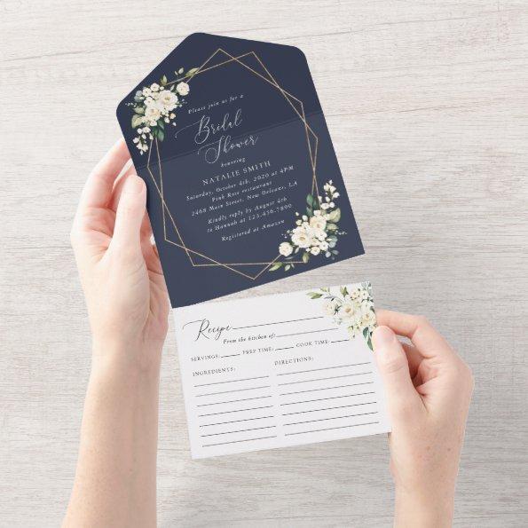 White Flowers, Cream Flowers, Boho,  All In One