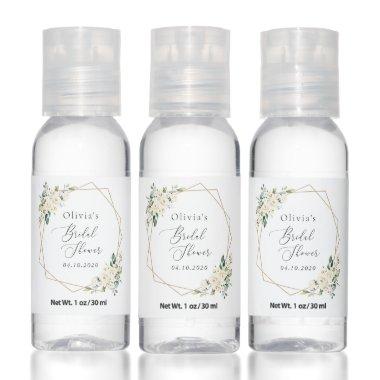 White Flowers, Cream Flowers, Boho,  Hand Sanitizer