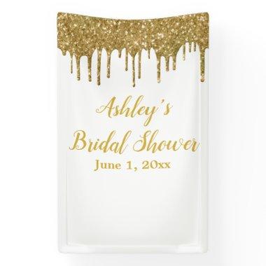 White Gold  Backdrop Photo Booth Prop Banner