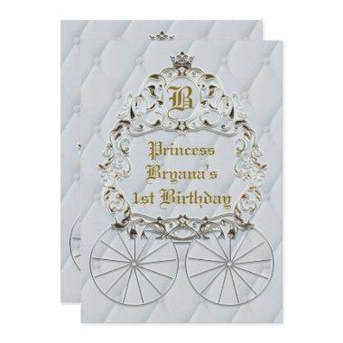 White Gold Royal Crown Carriage Party