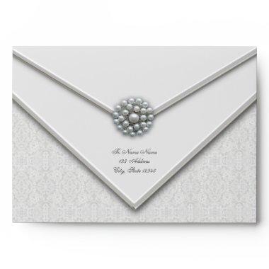 White Lace White Pearls White Envelopes