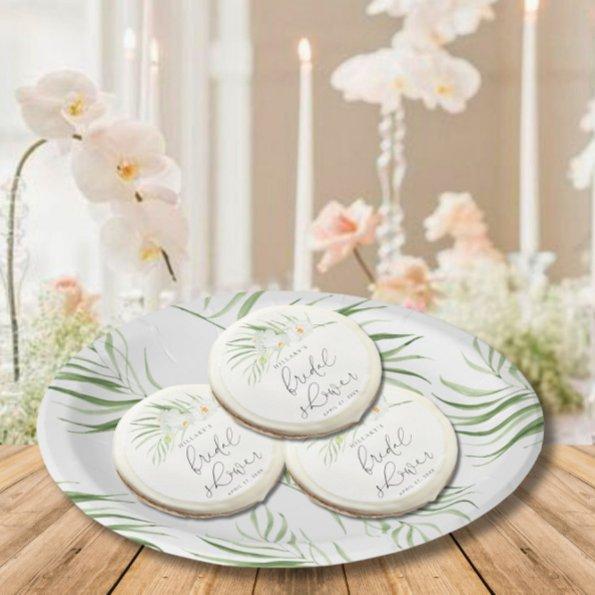 White Orchid | Elegant Tropical  Sugar Cookie