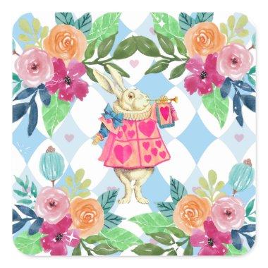 White Rabbit in Wonderland Sticker