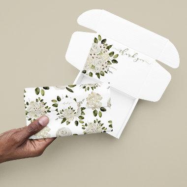 White Rose Tissue Paper