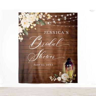 White Roses Lantern Wood  Backdrop