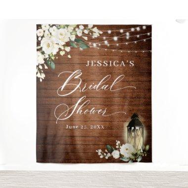 White Roses Lantern Wood  Backdrop