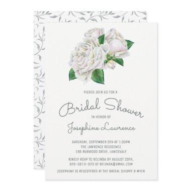 White Roses Watercolor