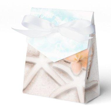 White Sandy Beach Starfish Blue Ocean Tropical Favor Boxes