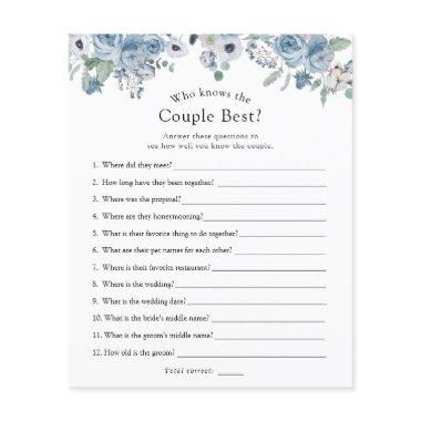 Who Knows the Couple Best Bridal Shower Game