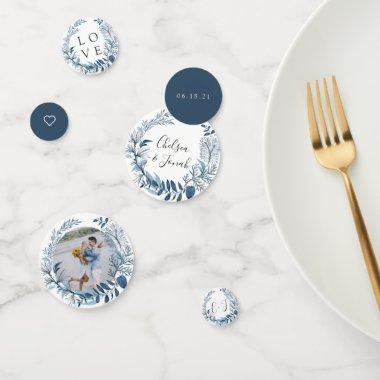 Wild Azure Personalized Wedding Confetti